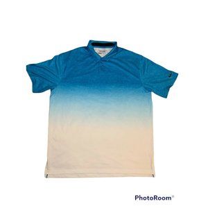 Nike Golf Tour Performance Men’s Golf Polo Blue Ombré Size Extra Large